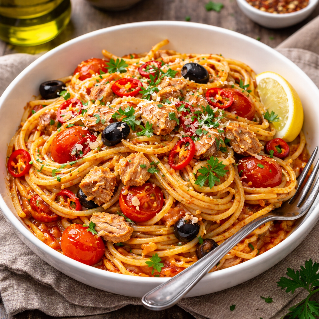 Hot Tuna Pasta
